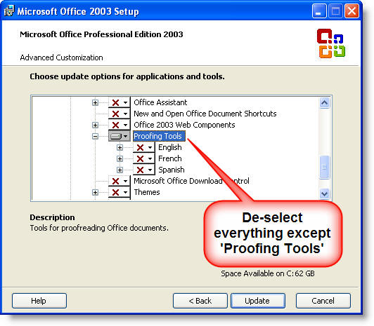 ms proofing tool